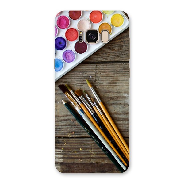 Color Palette and Brush Back Case for Galaxy S8 Plus